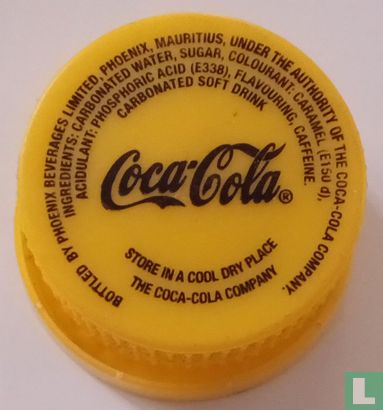 Coca cola  Mauritius jaune