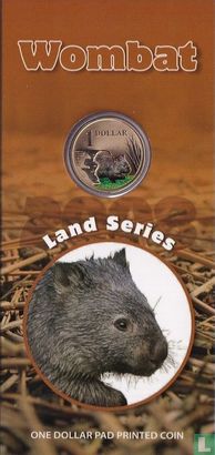 Australia 1 dollar 2008 (folder) "Wombat" - Image 1