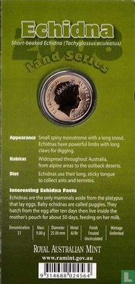Australië 1 dollar 2008 (folder) "Echidna" - Afbeelding 2