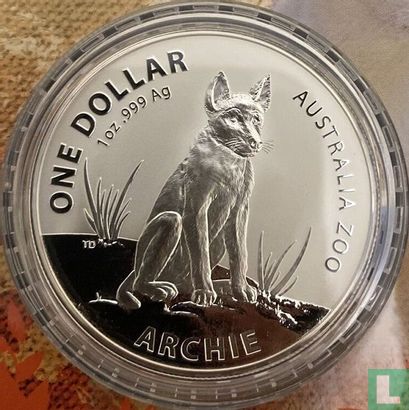 Australie 1 dollar 2017 (coincard) "Archie - Alpine dingo" - Image 3