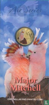 Australie 1 dollar 2011 (folder) "Major Mitchell cockatoo" - Image 1