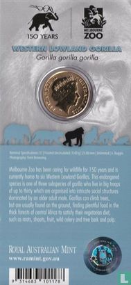 Australie 1 dollar 2012 (folder) "Western lowland gorilla" - Image 2