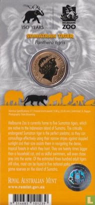 Australien 1 Dollar 2012 (Folder) "Sumatran tiger" - Bild 2