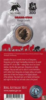 Australien 1 Dollar 2012 (Folder) "Orang-utan" - Bild 2