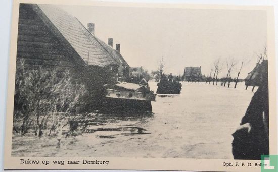 Dukws op weg naar Domburg - Afbeelding 1