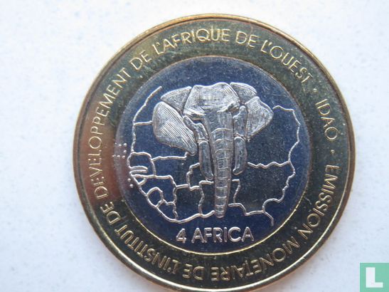 Benin 6000 Francs 2005 Olympics - Image 2