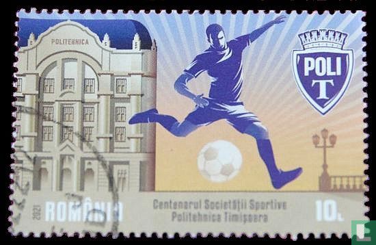 100 jaar voetbalclub Politehnica Timisoara.
