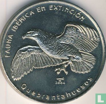 Cuba 1 peso 2004 "Iberian fauna in extinction - Bearded vulture" - Image 1