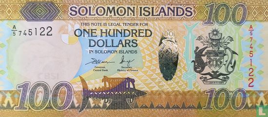 Îles Salomon 100 Dollars - Image 1
