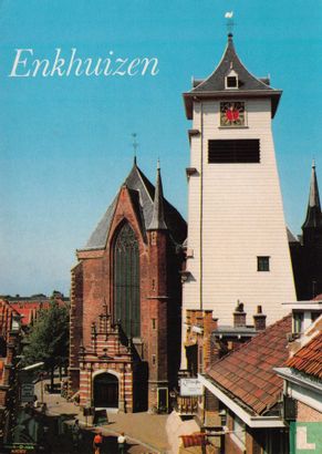 Enkhuizen Westerkerk met toren - Afbeelding 1