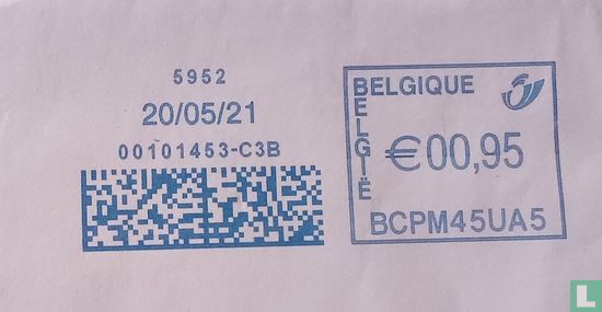 Francotyp-postalia  prèfix BCPM € 00,95