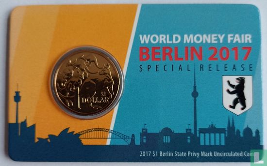 Australië 1 dollar 2017 (coincard) - Afbeelding 1