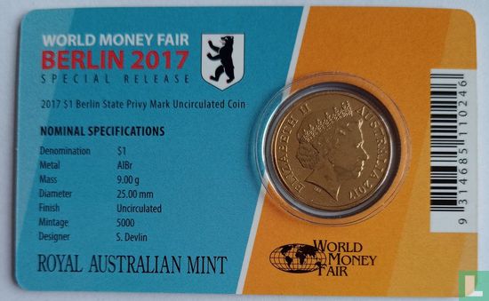 Australia 1 dollar 2017 (coincard) - Image 2