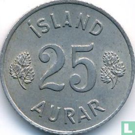 Island 25 Aurar 1963 - Bild 2