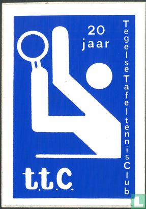 20 jaar T.T.C.(Tegelse Tafeltennis Club)