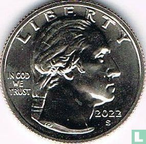 Verenigde Staten ¼ dollar 2022 (S) "Wilma Mankiller" - Afbeelding 1