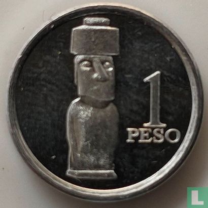 Chile 1 Peso 2021 (typ 11) - Bild 2