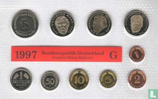Germany mint set 1997 (G) - Image 1