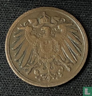Empire allemand 1 pfennig 1891 (G) - Image 2