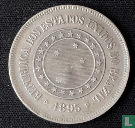 Brésil 100 réis 1895 - Image 1