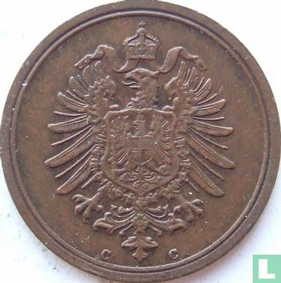 Empire allemand 1 pfennig 1874 (C) - Image 2