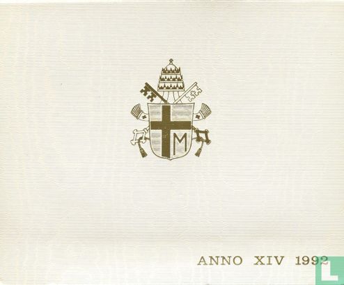 Vaticaan jaarset 1992 - Afbeelding 1