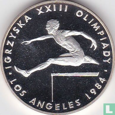 Pologne 200 zlotych 1984 (BE) "Summer Olympics in Los Angeles" - Image 2