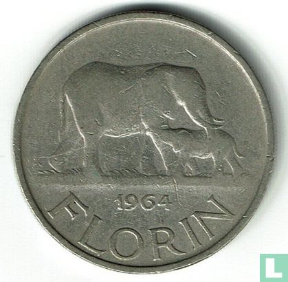 Malawi 1 florin 1964 - Afbeelding 1