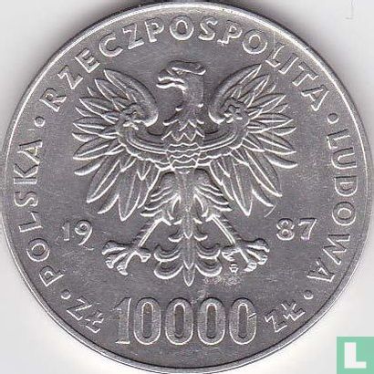 Polen 10000 Zlotych 1987 "Pope John Paul II" - Bild 1