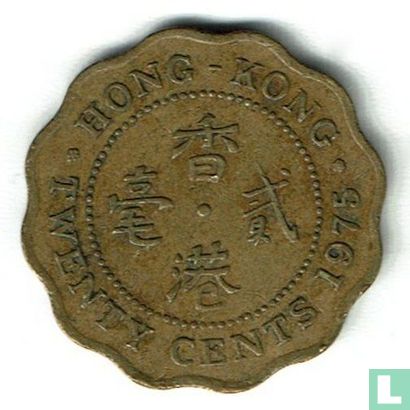 Hongkong 20 Cents 1975 - Bild 1
