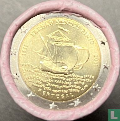Portugal 2 euro 2011 (rouleau) "500th anniversary Birth of the explorer and writer Fernão Mendes Pinto" - Image 1