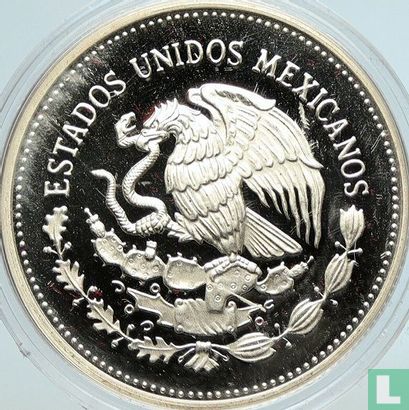Mexico 100 pesos 1985 (PROOF - type 2) "1986 Football World Cup in Mexico" - Afbeelding 2