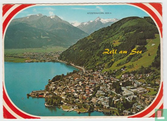 Zell am See Salzburg Österreich 1978 Ansichtskarten Lake Aerial View Austria Postcard - Afbeelding 1