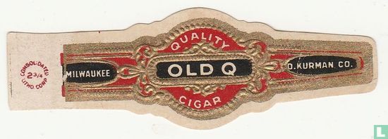 Old Q quality cigar - Milwaukee - D. Kurman Co. - Image 1