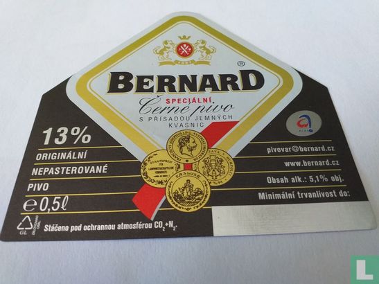 Bernard Cerne pivo 