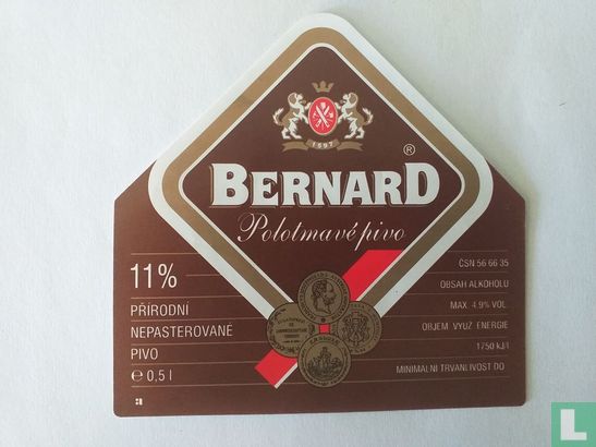 Bernard Polotmave pivo 