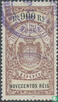 Imposto do sello 900 Reis