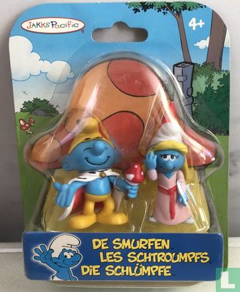 King Smurf and Smurfette - Image 1