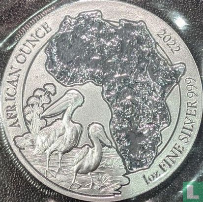 Rwanda 50 francs 2022 "African pelican" - Image 1