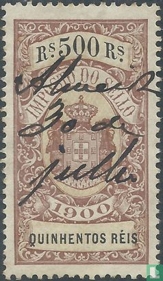 Imposto do sello 500 Reis