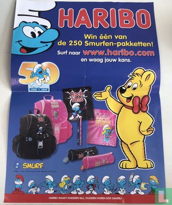 Smurf Haribo 50 jaar Poster - Image 1