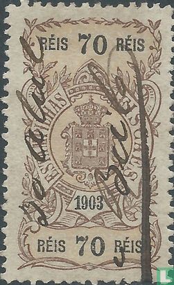 Imposto do sello 70 Reis