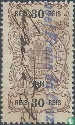Imposto do sello 30 Reis
