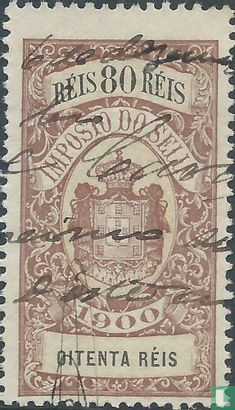 Imposto do sello 80 Reis