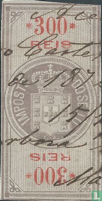 Imposto do sello 300 Reis