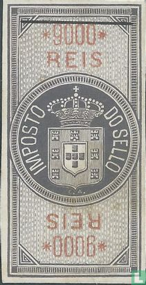 Imposto do sello 9000 Reis