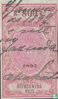 Imposto do sello 800 Reis