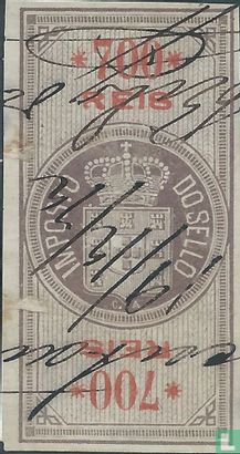 Imposto do sello 700 Reis
