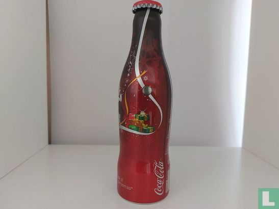 Coca-Cola kerst aluminium fles - Afbeelding 2