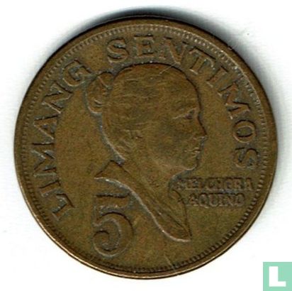 Filipijnen 5 sentimos 1967 - Afbeelding 2